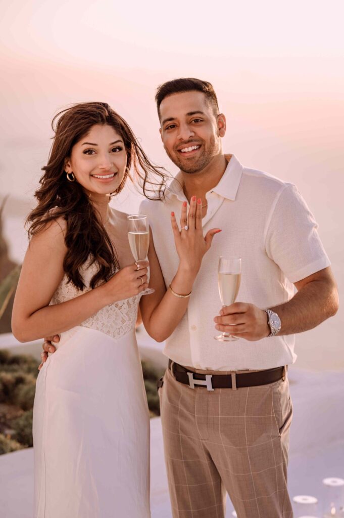 Esha & Akshay wedding at Andromeda Venue, Santorini