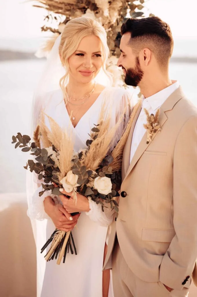 Valeria & Helder wedding at Love Cave Venue, Santorini
