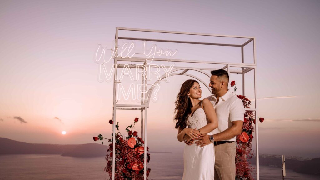 Esha & Akshay wedding at Andromeda Venue, Santorini
