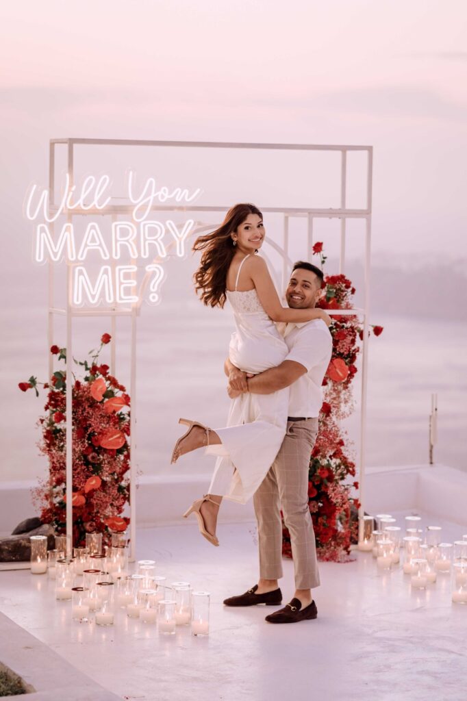Esha & Akshay wedding at Andromeda Venue, Santorini