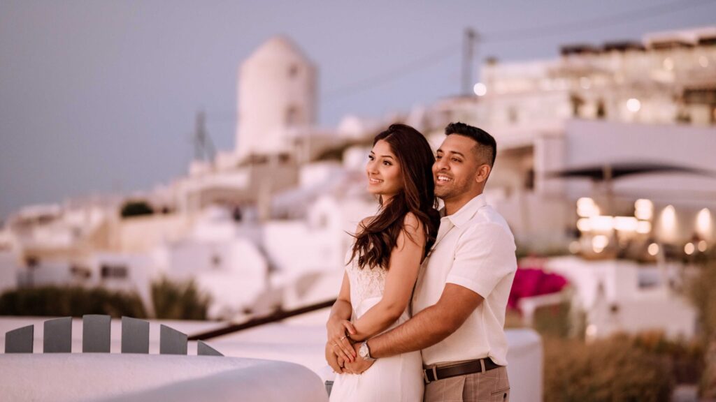 Esha & Akshay wedding at Andromeda Venue, Santorini