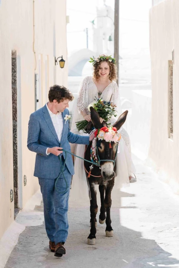 Kristen & Conor wedding at Venetsanos Venue , Santorini