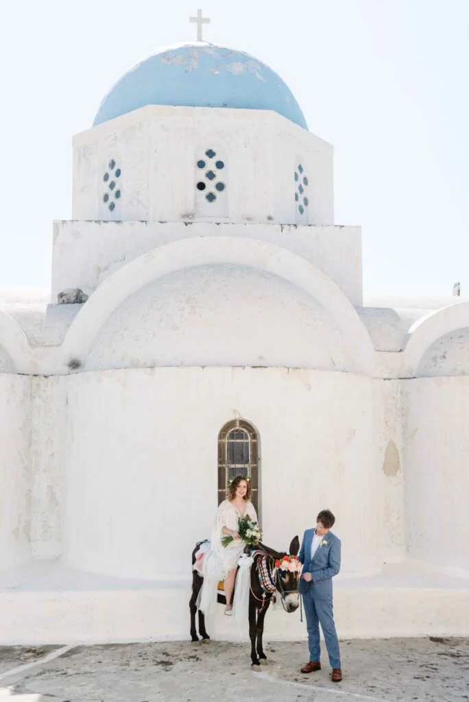 Kristen & Conor wedding at Venetsanos Venue , Santorini
