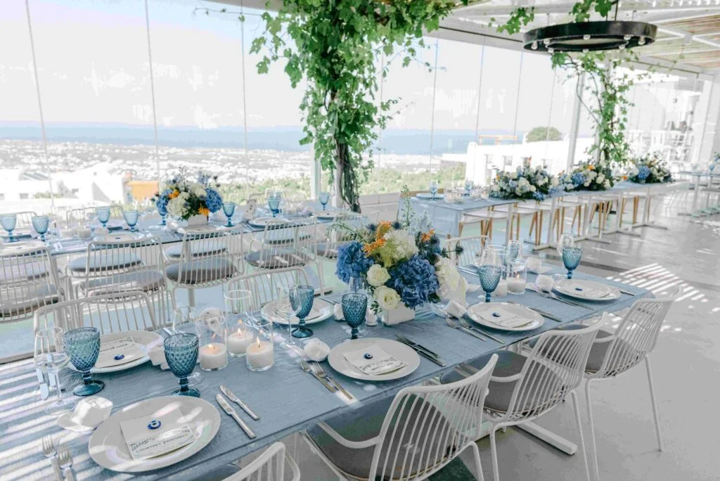 Kristen & Conor wedding at Venetsanos Venue , Santorini