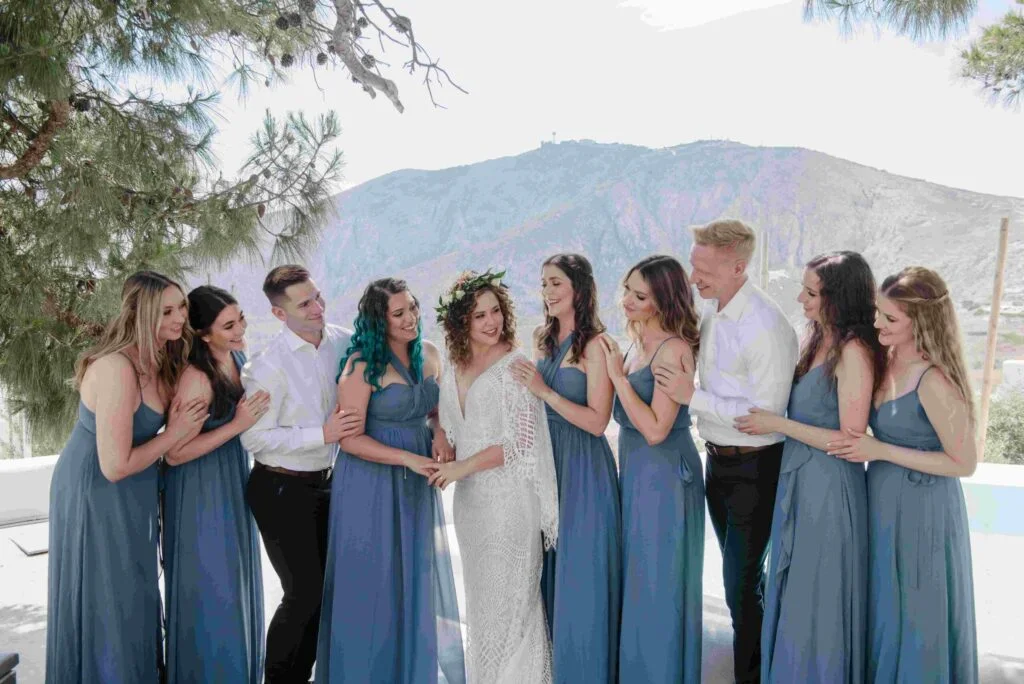 Kristen & Conor wedding at Venetsanos Venue , Santorini