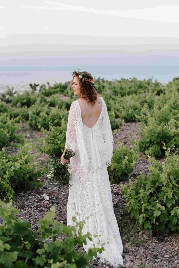 Kristen & Conor wedding at Venetsanos Venue , Santorini