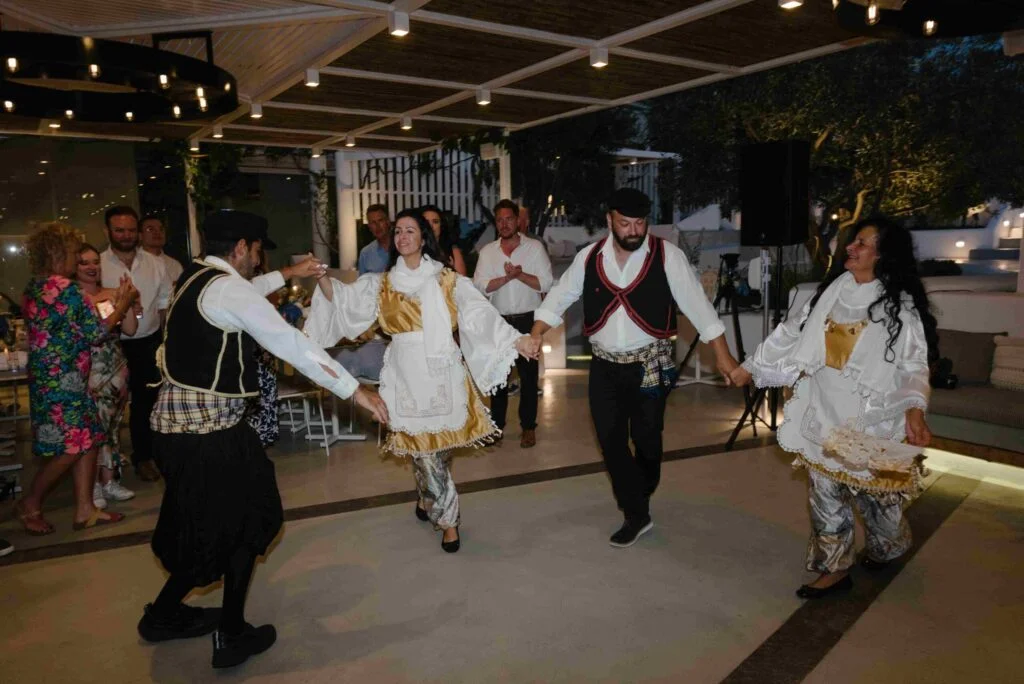 Kristen & Conor wedding at Venetsanos Venue , Santorini