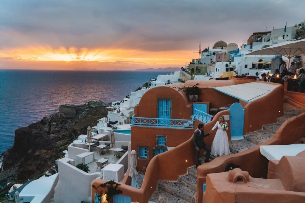 Sabina & Thomas wedding at Love Cave Venue, Santorini