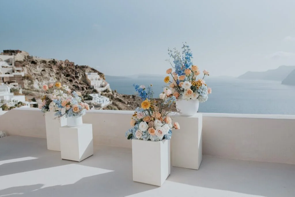 Khiana & Dustin wedding at Love Cave Venue, Santorini