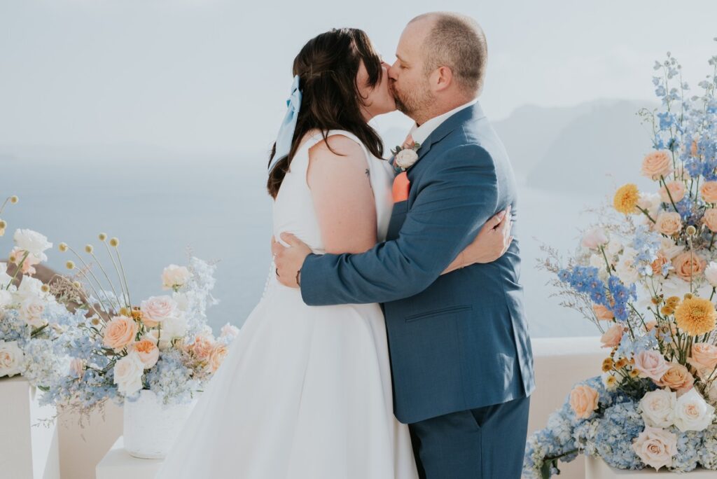 Khiana & Dustin wedding at Love Cave Venue, Santorini