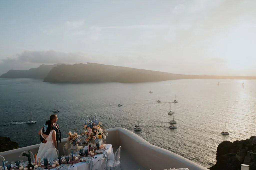 Khiana & Dustin wedding at Love Cave Venue, Santorini