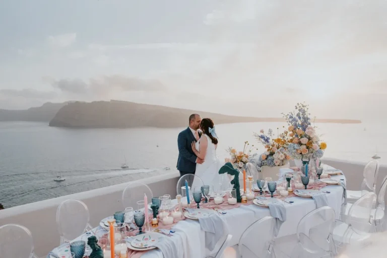 Khiana & Dustin wedding at Love Cave Venue, Santorini