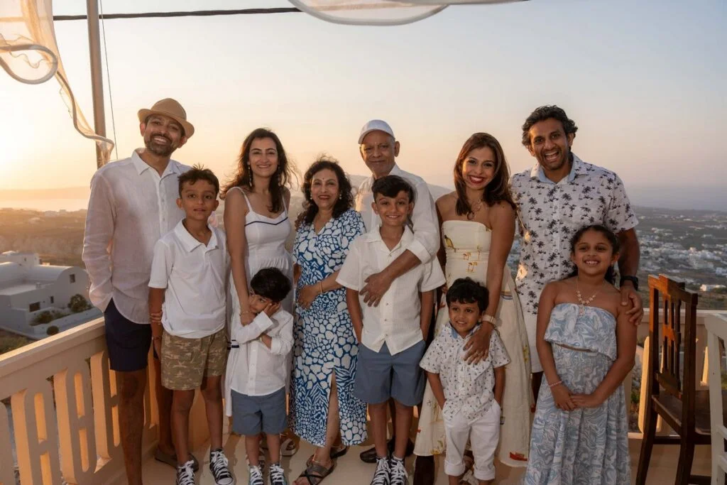 Arun’s Surprise Anniversary wedding at Madame Sousou, Santorini