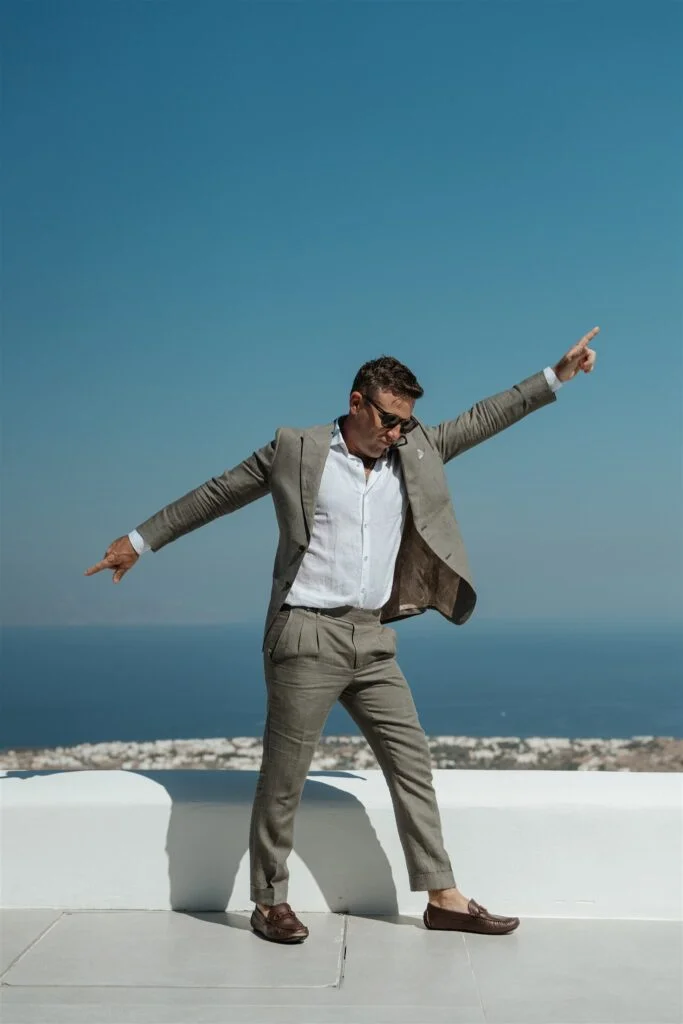 Larissa & Justin wedding at Madame Sousou, Santorini