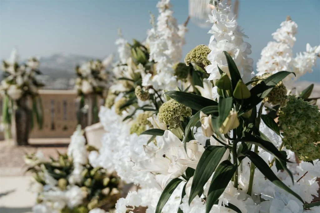Larissa & Justin wedding at Madame Sousou, Santorini