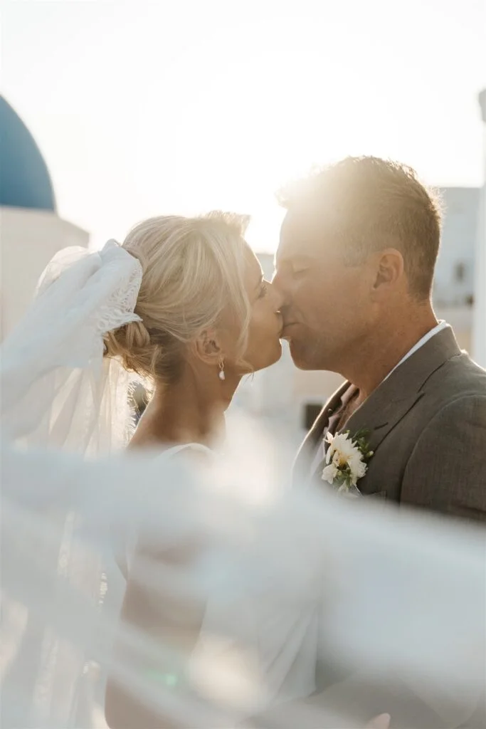 Larissa & Justin wedding at Madame Sousou, Santorini