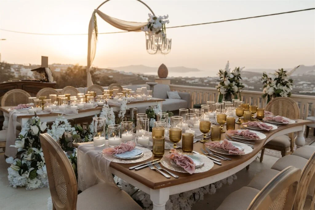 Larissa & Justin wedding at Madame Sousou, Santorini