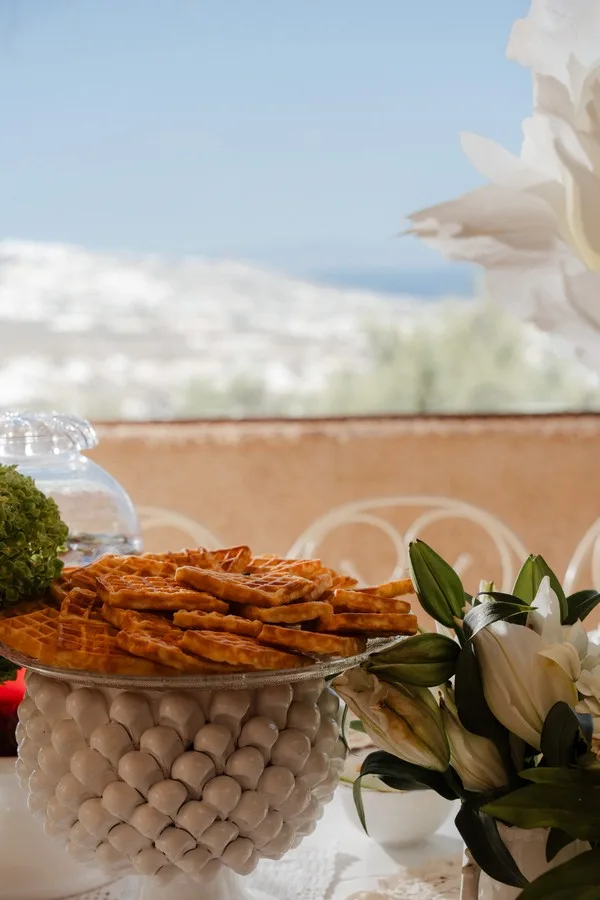 Once upon a brunch… and happily ever after begins wedding at Madame Sousou, Santorini