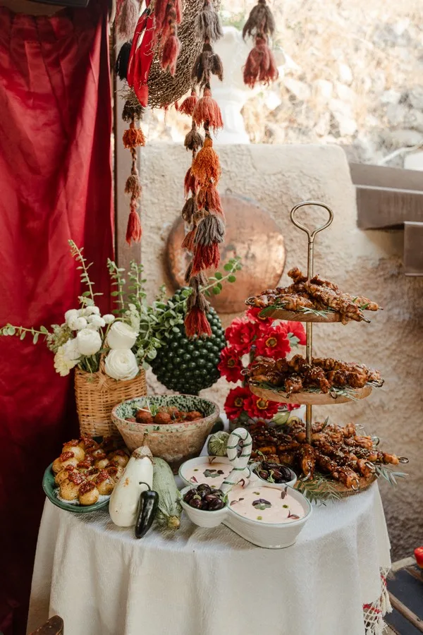 Summer Breeze wedding at Madame Sousou, Santorini