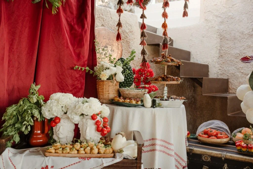 Summer Breeze wedding at Madame Sousou, Santorini