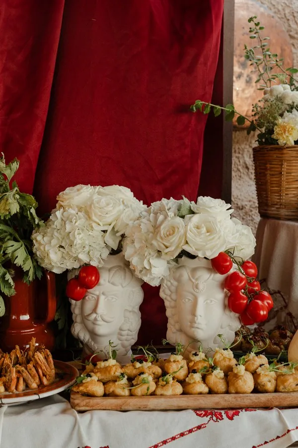 Summer Breeze wedding at Madame Sousou, Santorini