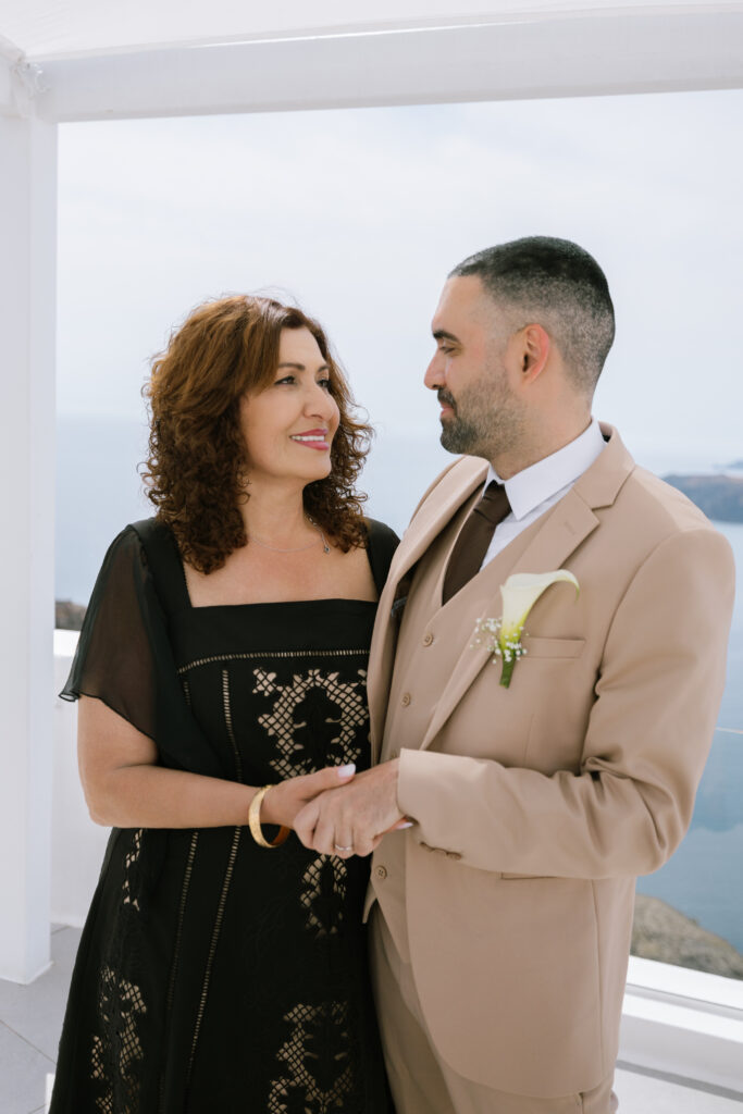 Aizhan & Amihai wedding at Santa Irini & Madame Sousou, Santorini