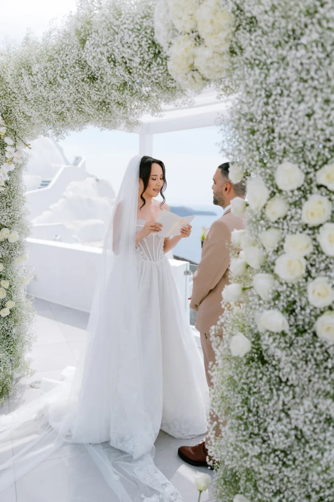 Aizhan & Amihai wedding at Santa Irini, Santorini — 3