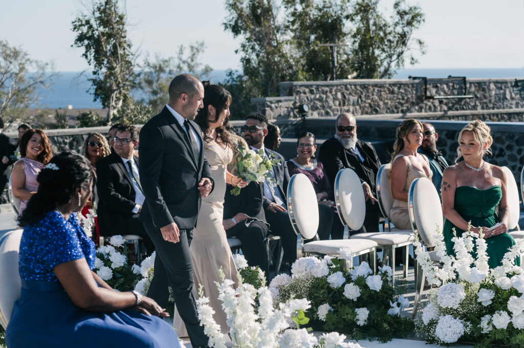 Alexis & Jaahmal wedding at Cavo Ventus, Santorini