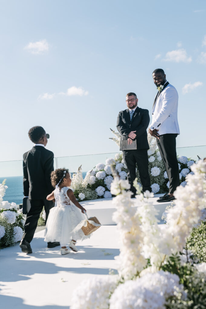 Alexis & Jaahmal wedding at Cavo Ventus, Santorini
