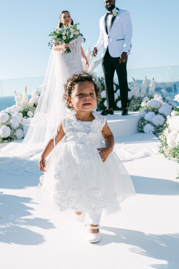Alexis & Jaahmal wedding at Cavo Ventus, Santorini
