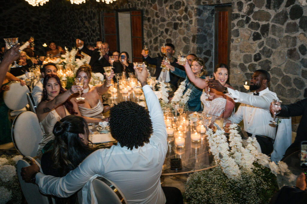 Alexis & Jaahmal wedding at Cavo Ventus, Santorini