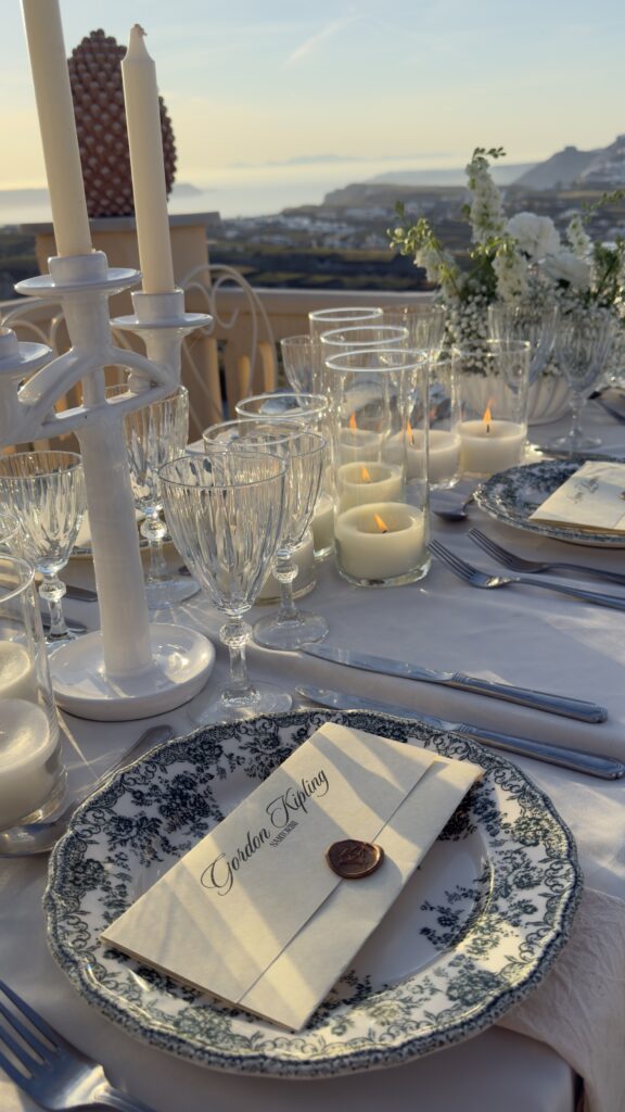 Ashlee & Gordon wedding at Madame Sousou, Santorini