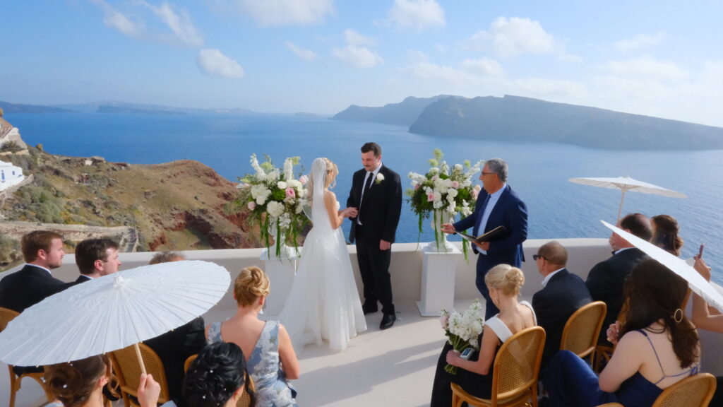 Caitlyn & Michael wedding at Love Cave, Santorini
