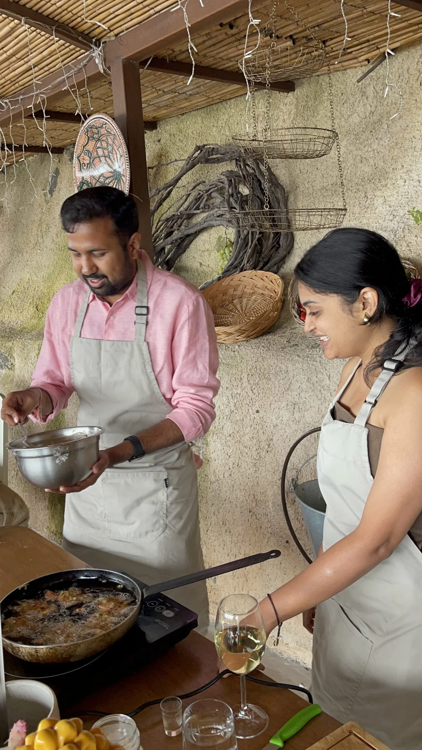 Greek cooking class at Madame Sousou, Santorini
