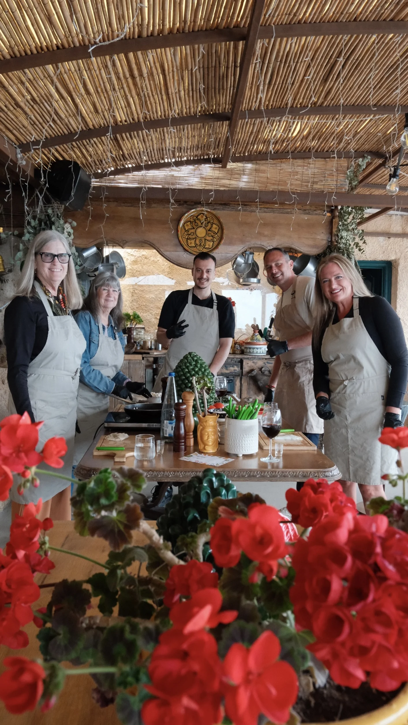 Greek cooking class at Madame Sousou, Santorini