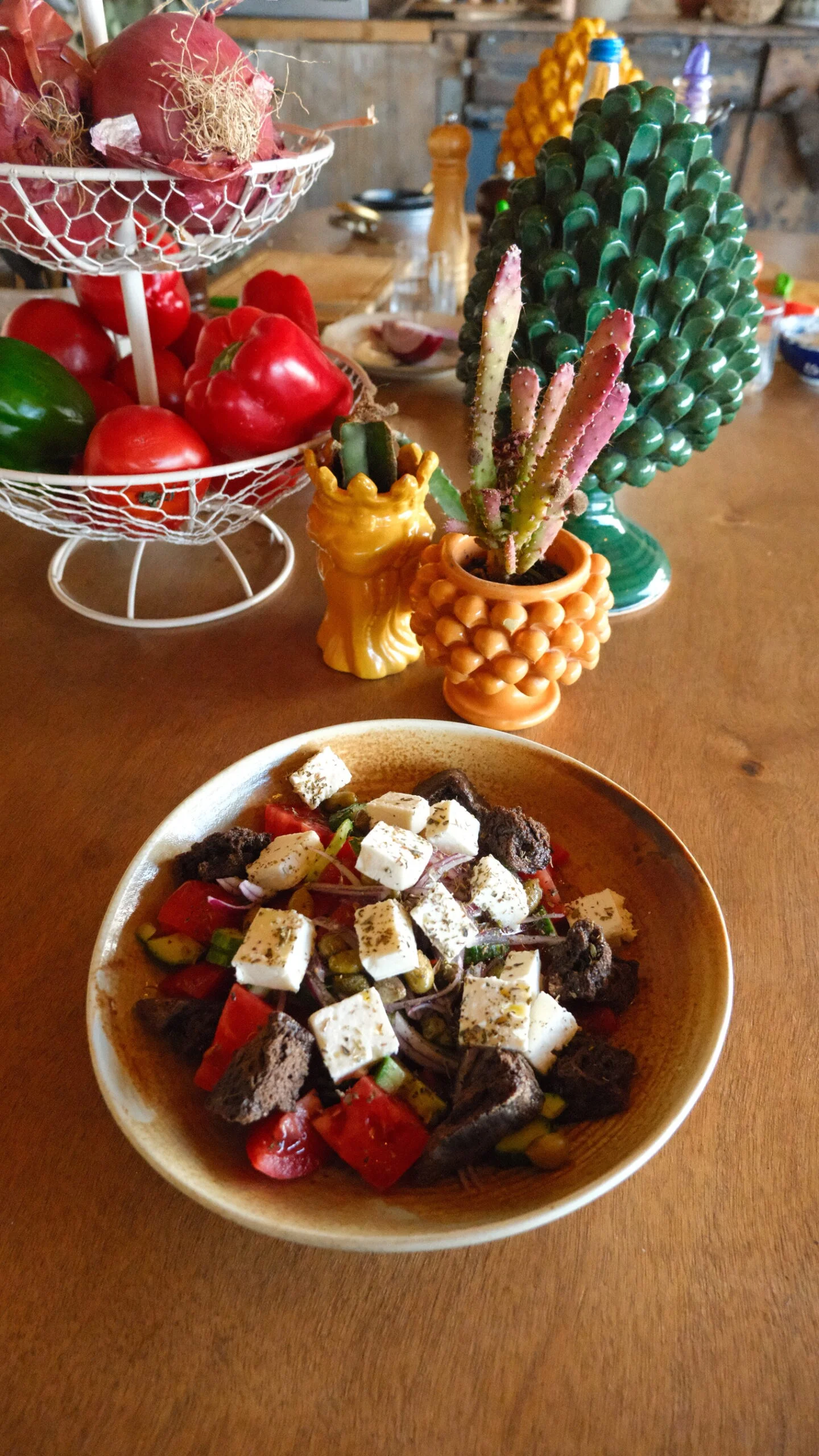 Greek cooking class at Madame Sousou, Santorini