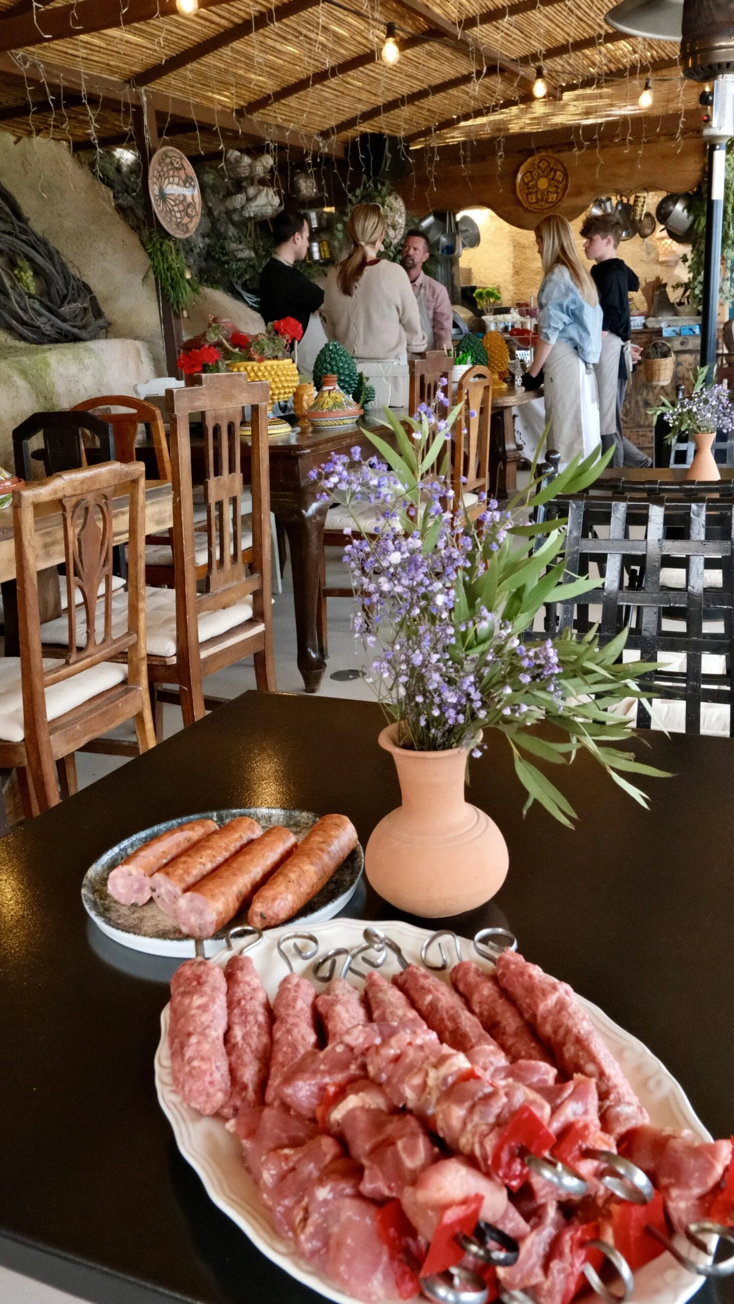 Greek cooking class at Madame Sousou, Santorini