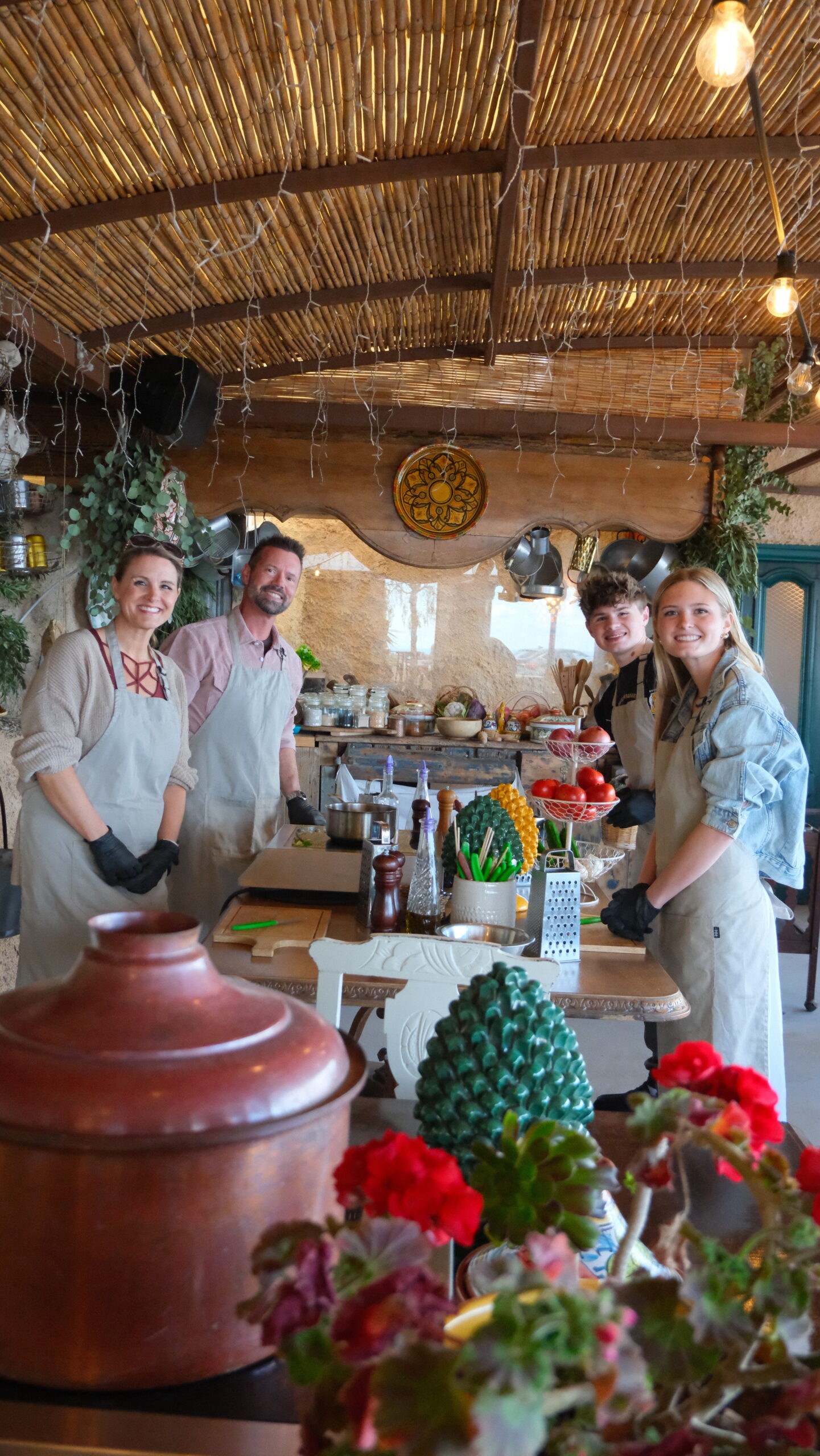 Greek cooking class at Madame Sousou, Santorini