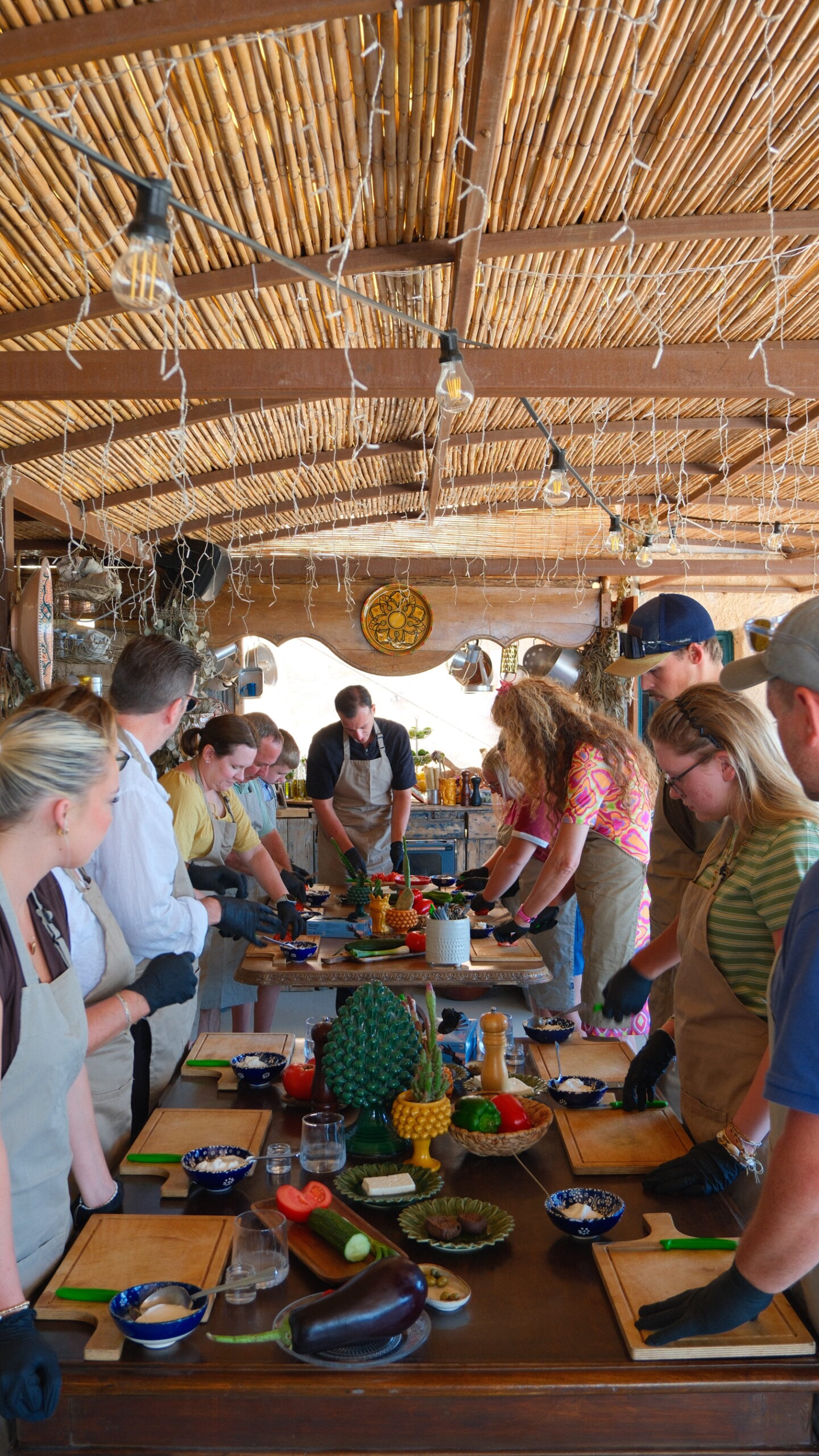 Greek cooking class at Madame Sousou, Santorini