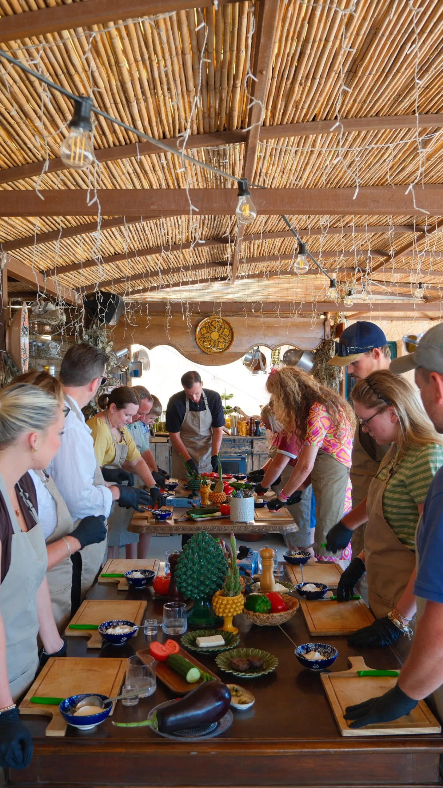 Greek cooking class at Madame Sousou, Santorini