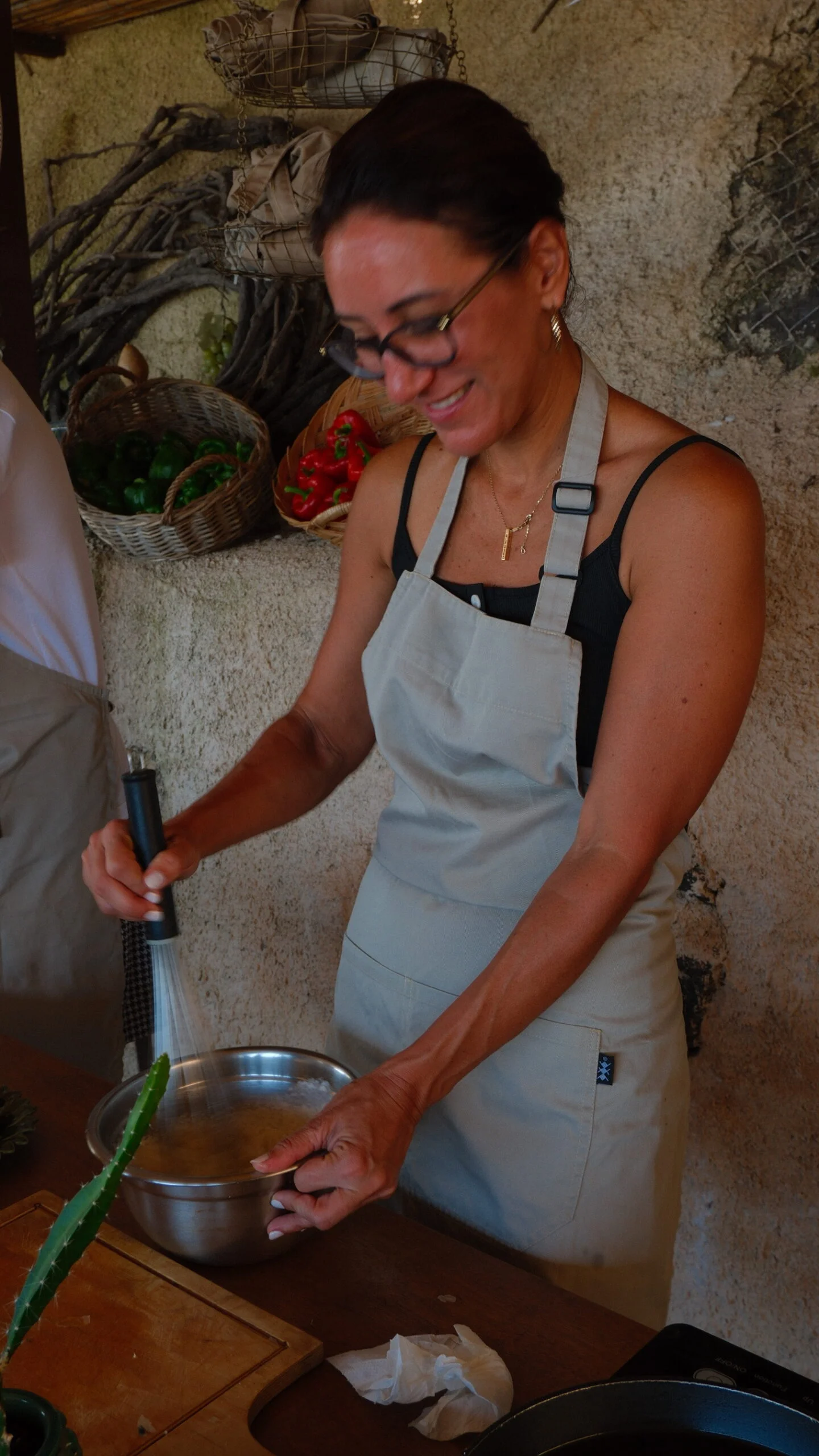 Greek cooking class at Madame Sousou, Santorini
