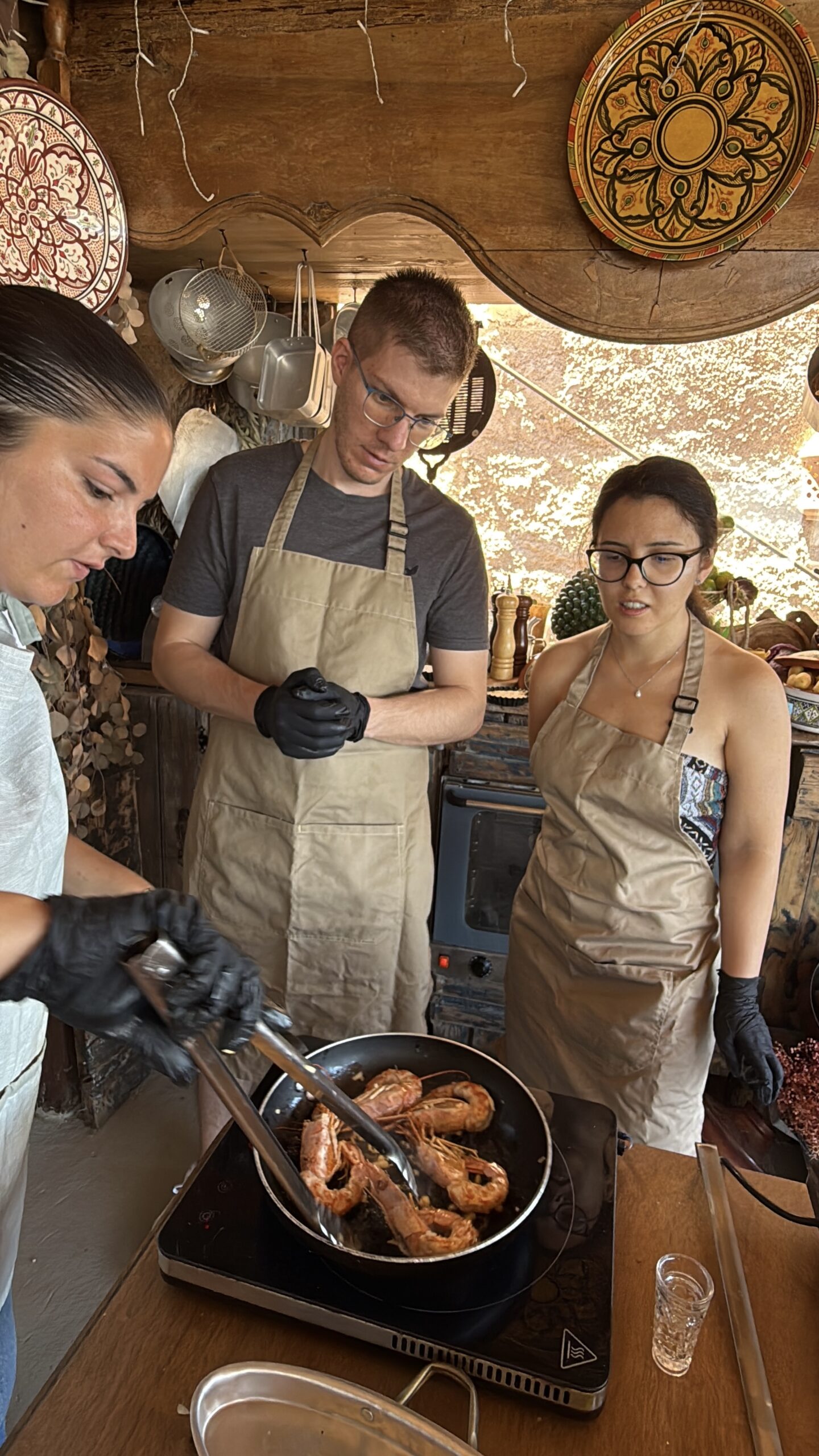 Greek cooking class at Madame Sousou, Santorini