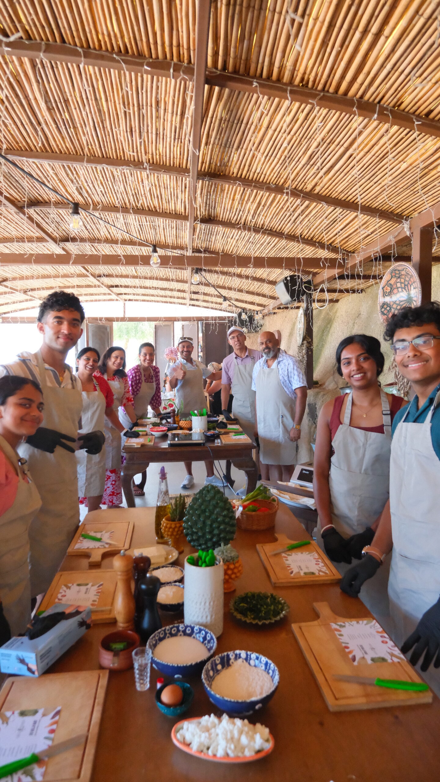 Greek cooking class at Madame Sousou, Santorini