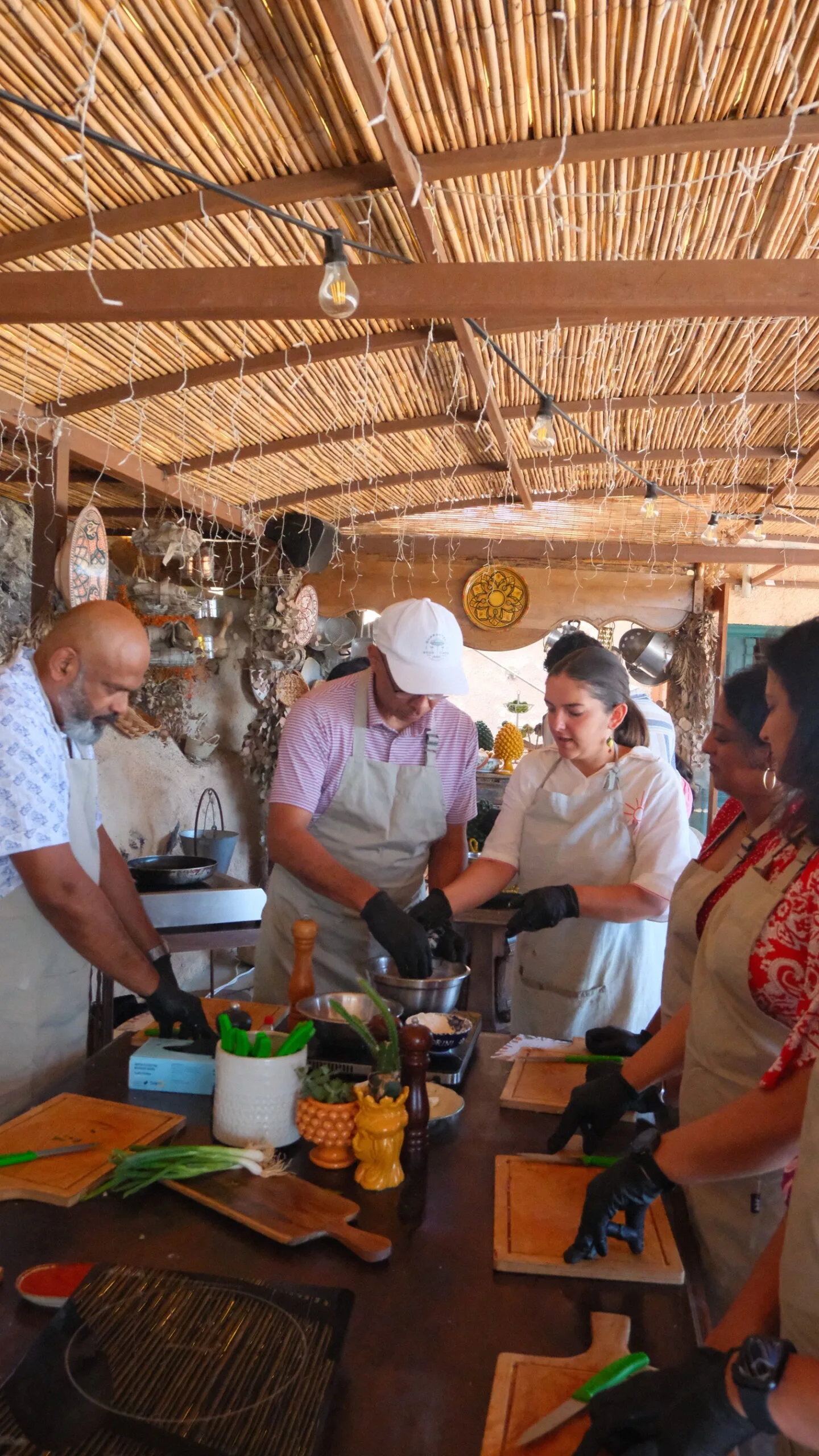 Greek cooking class at Madame Sousou, Santorini