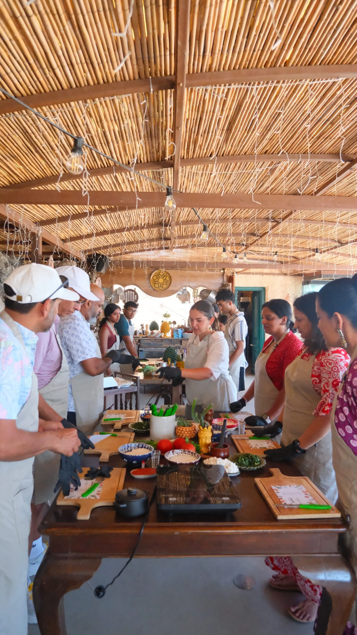Greek cooking class at Madame Sousou, Santorini