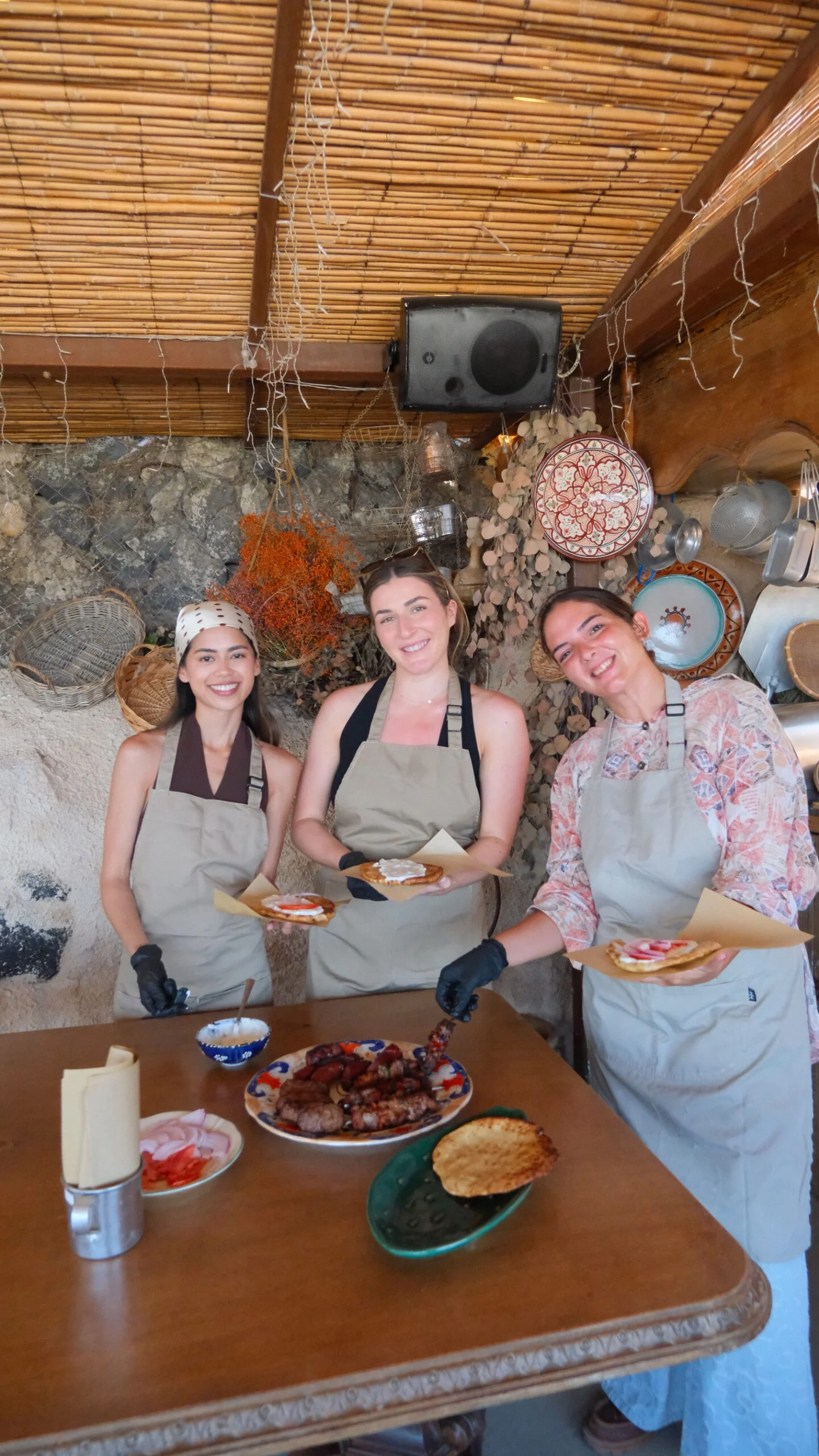 Greek cooking class at Madame Sousou, Santorini