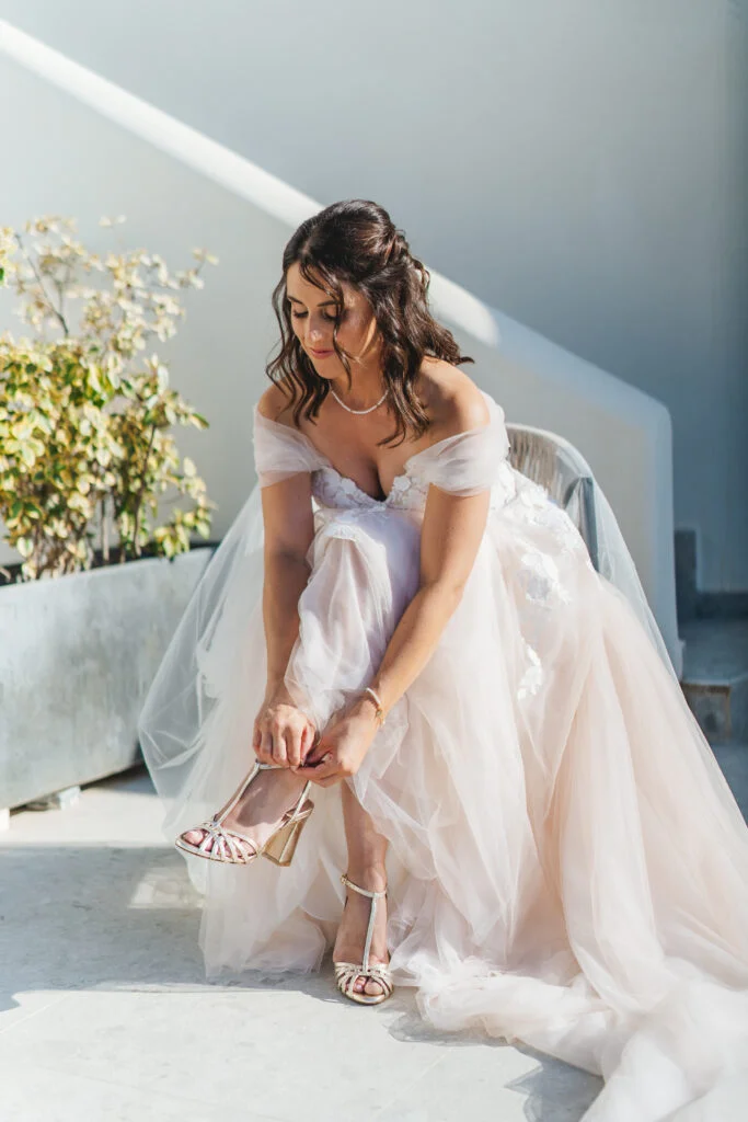Elisa & Diego wedding at Astra Chapel & 5 Senses, Santorini