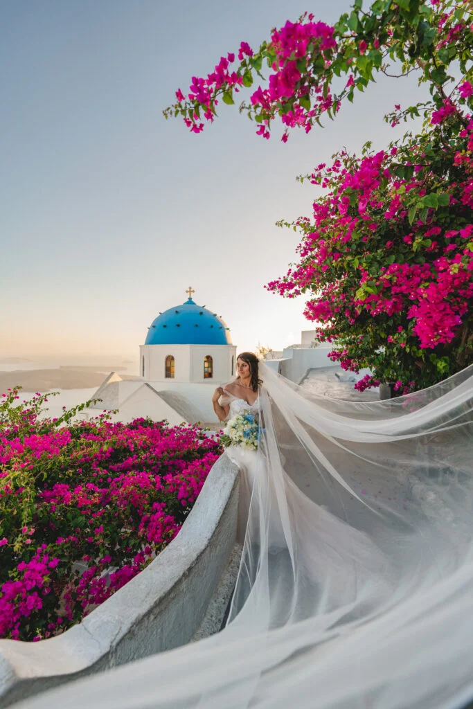 Elisa & Diego wedding at Astra Chapel & 5 Senses, Santorini