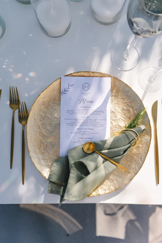 Grecia & Yoini wedding at Thermes, Santorini — 1
