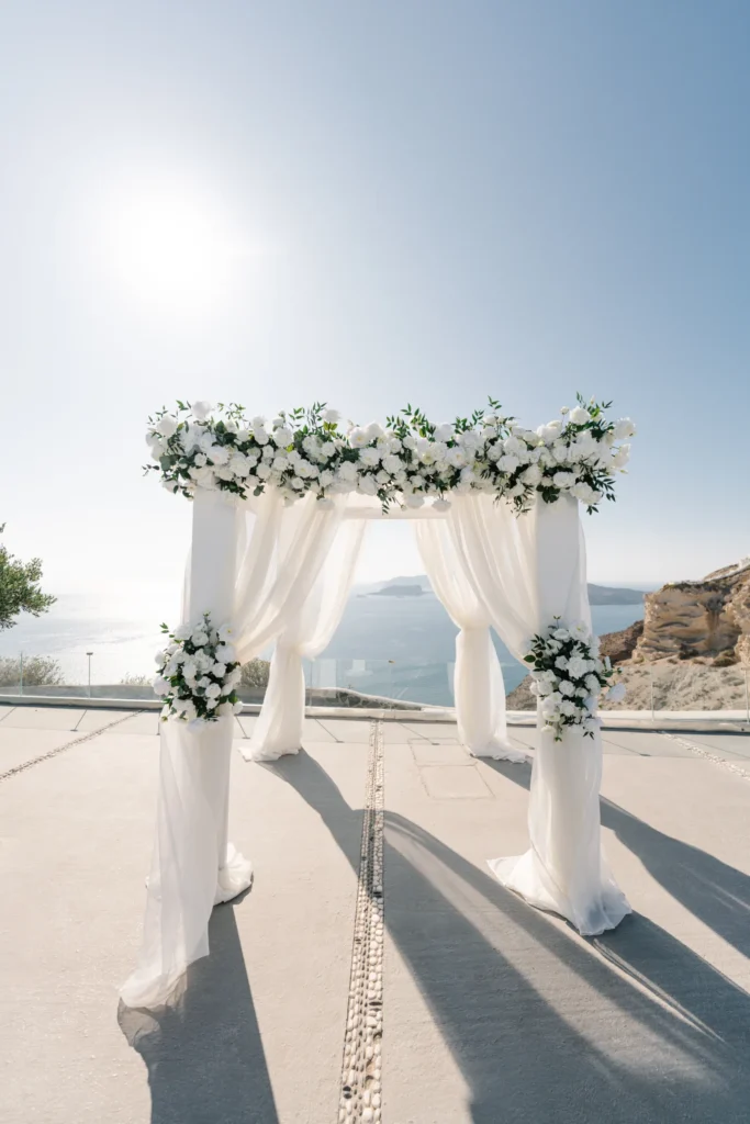 Grecia & Yoini wedding at Thermes, Santorini — 4